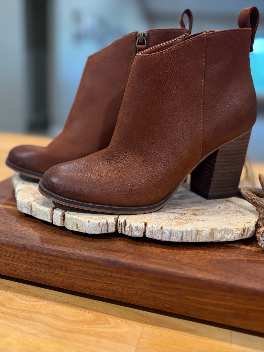 bp leather boots booties size 7.5